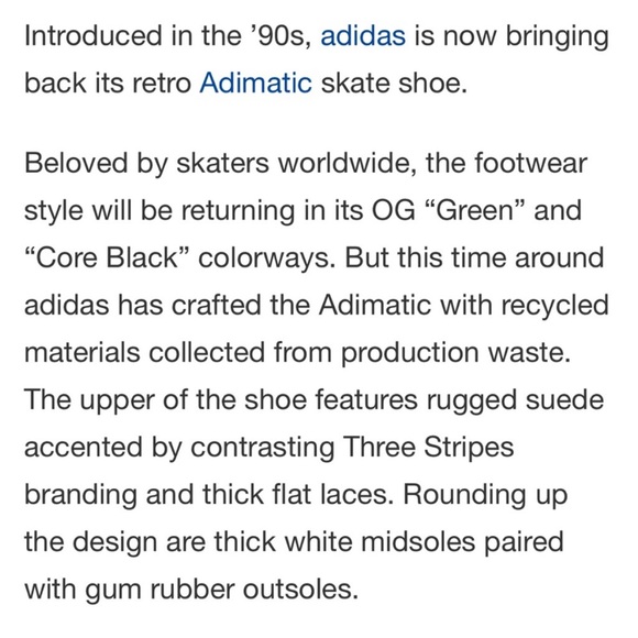 Adidas Adimatic skate shoe in OG green - Picture 14 of 15